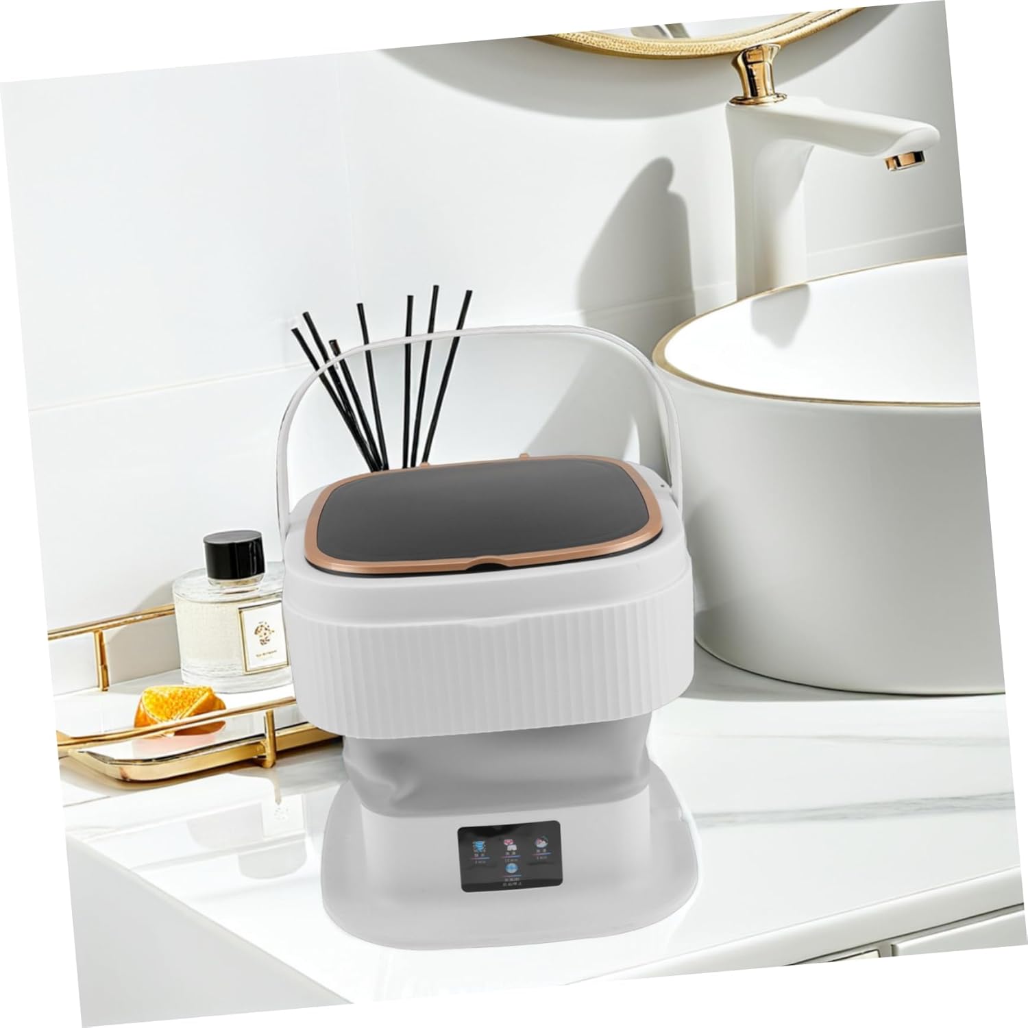 ARTIBETTER Portable Mini Washing Machine Laundry Washer Modes for Easy Cleaning for Apartments Hotels Camping and Rv Use Compact and Space-saving Design