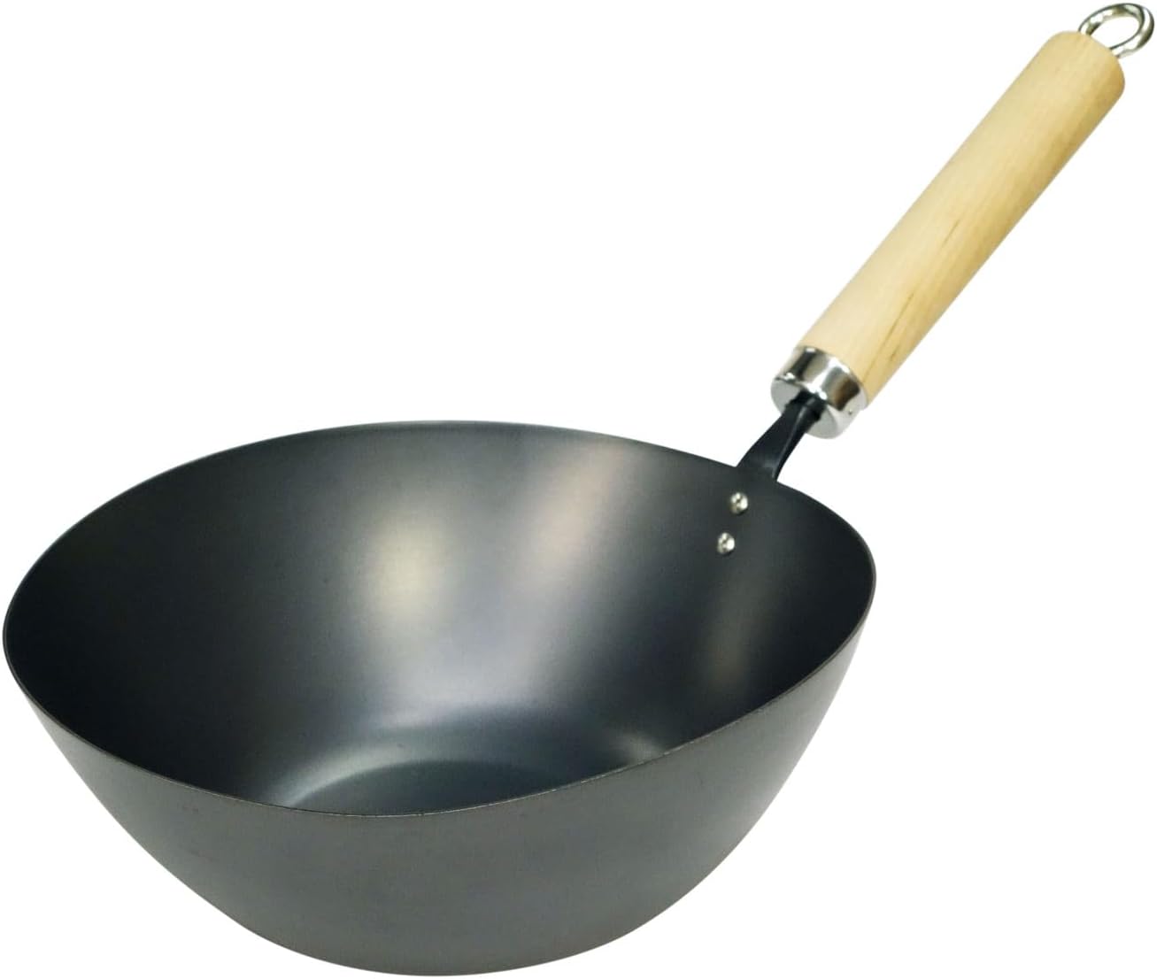 Riverlight J1930A Kyoku Japan Iron Asian Pot, 0.3 gal (1.8 L), Iron Nitride, Rust-resistant, Made in Japan