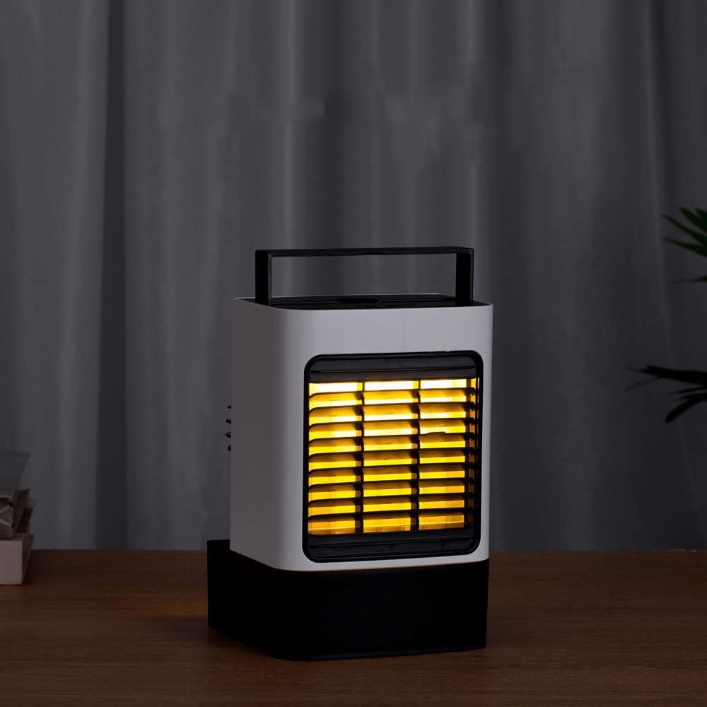 Portable Air Conditioners, Mini Air Conditioner Evaporative Air Cooler, 3 Speeds Rechargeable Fans for Room Office Outdoor Car Camping Tent (Color : Green)