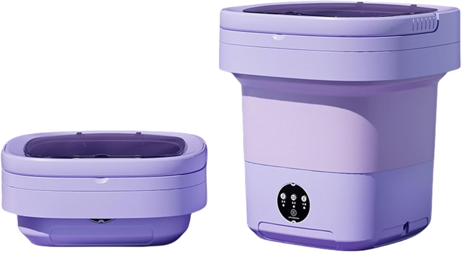 Portable Foldable Washing Machine Automatic Clothes Washer Lightweight For Travel Camping Apartments Laundry Device