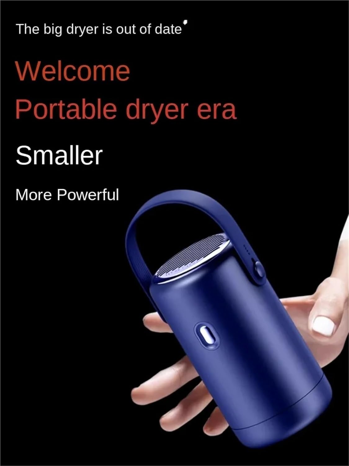 Portable Clothes Dryer, Portable Clothes Dryers Travel Portable Household Small Folding Portable Drying,for Travel,Apartment(Orange)