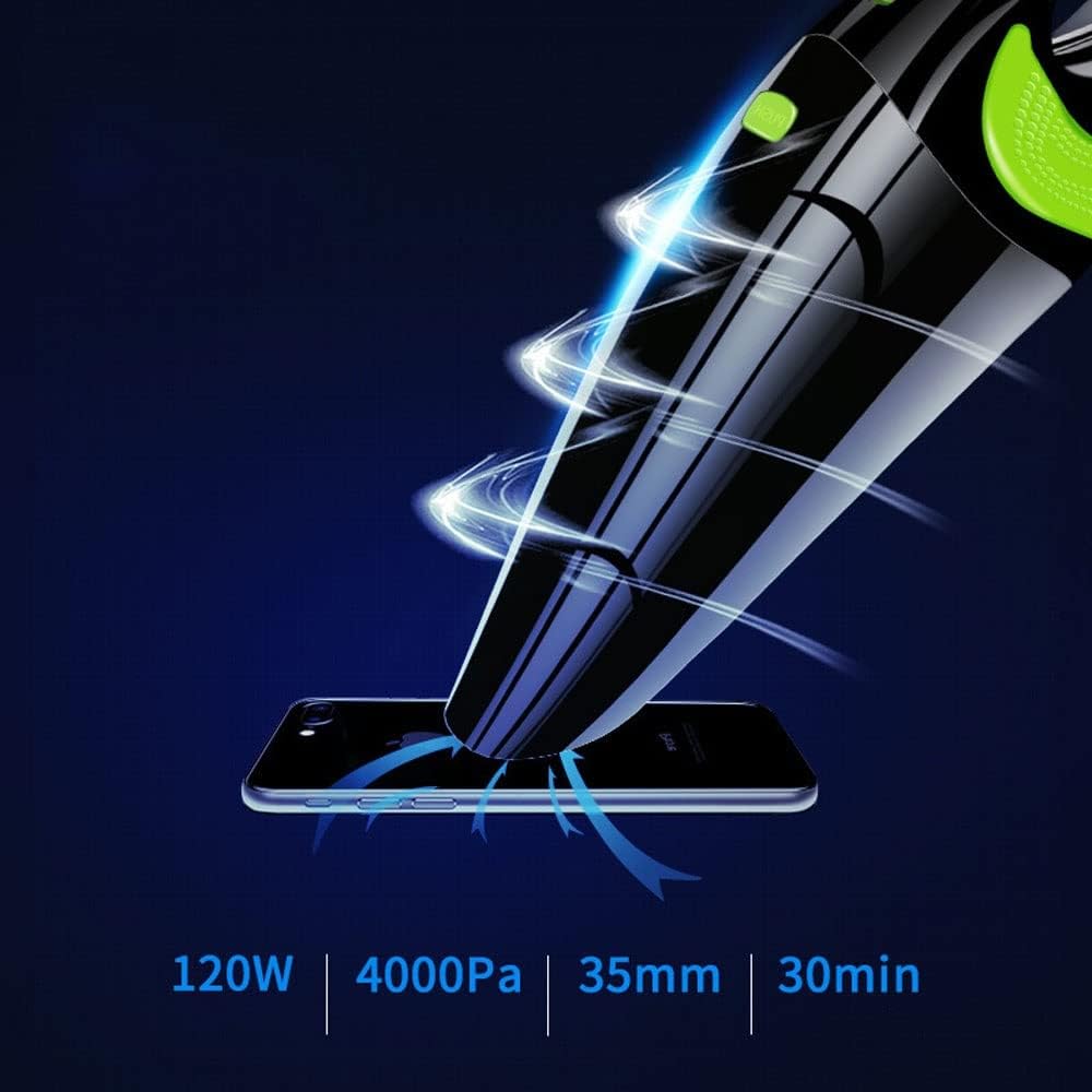 Handheld Vacuum Cleaner Cordless, Rechargeable (USB Charge), Powerful Suction Cleaner, Portable Hand Vacuum for Pet Hair Home and Car Cleaning (Color : B)