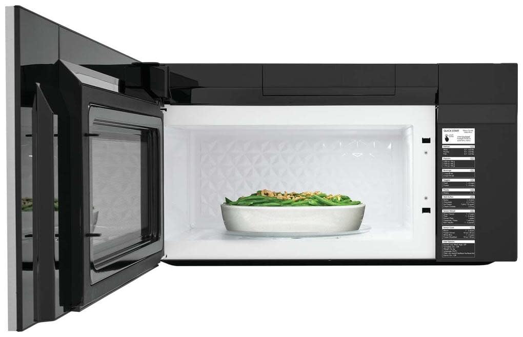 Gallery 30 in. 1.9 cu. ft. Over The Range Microwave with Sensor Cook in Black Stainless Steel