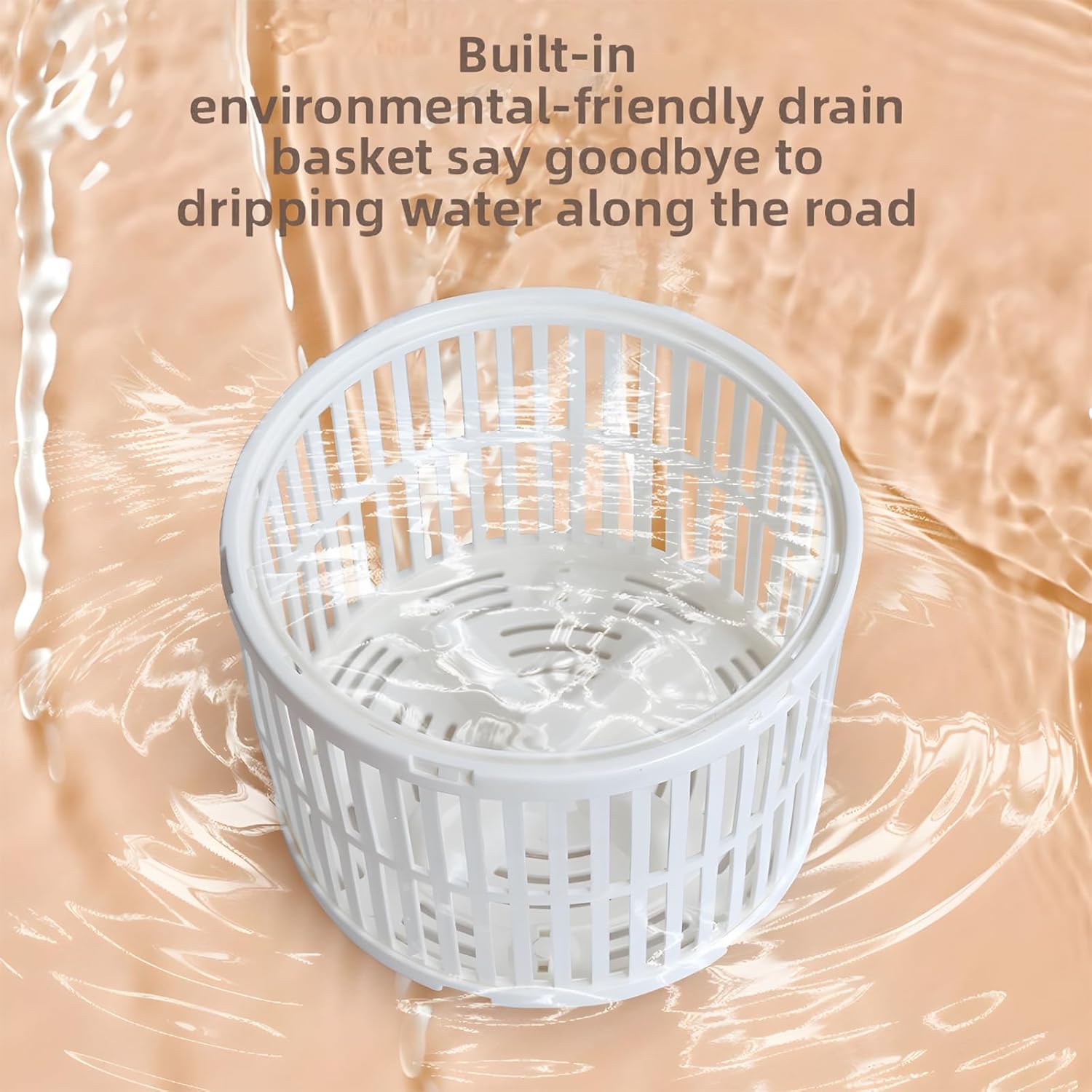 Mini Automatic Underwear Washing Machine, Portable Mini Washing Machine, Deep Cleans Underwear,Baby Clothes,Small Laundry,Automatic Spin Dry,Hot Air Dry,Ozone Deep Clean (White+Ozone, Plug in)