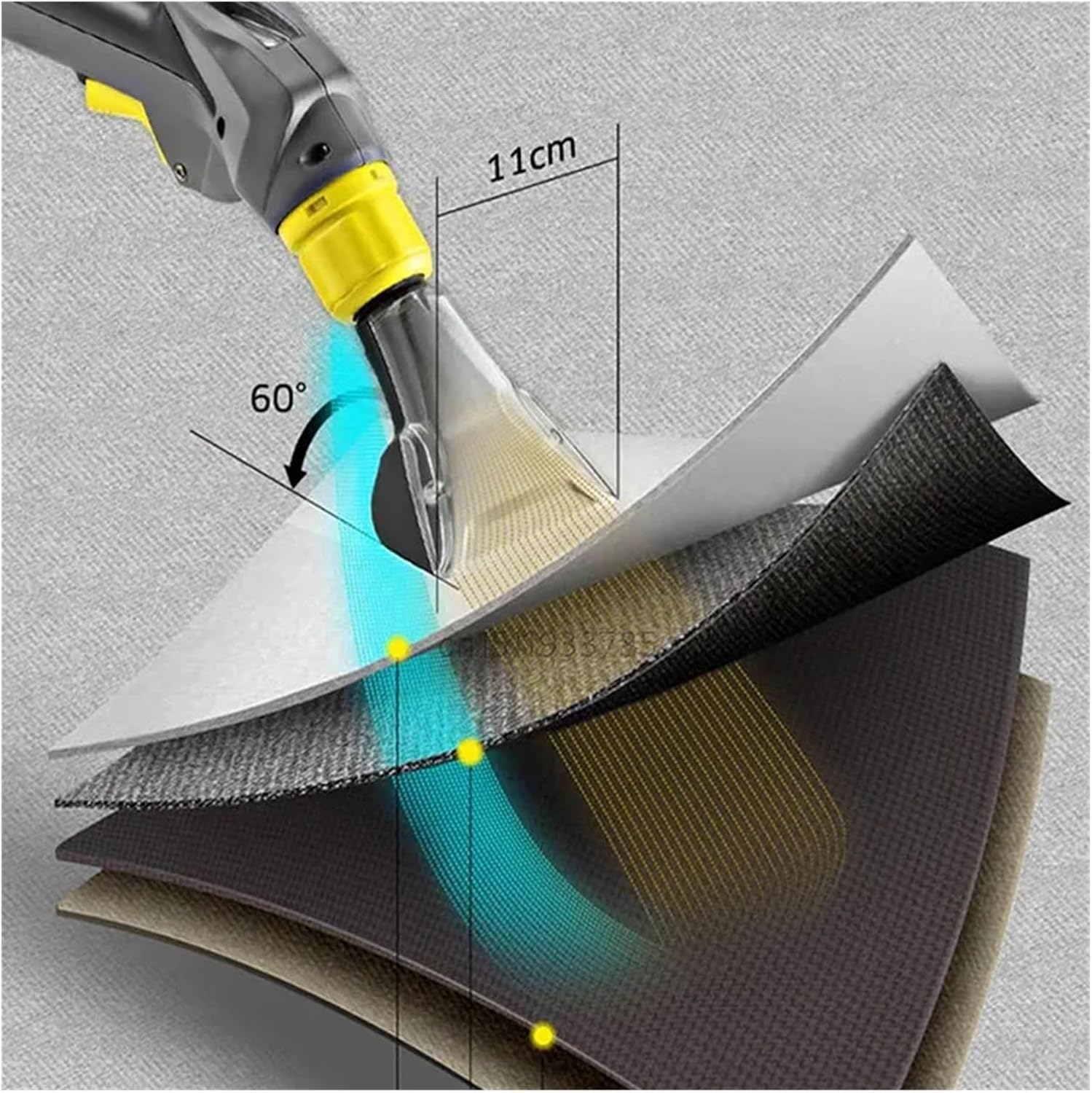 Compatible for Karcher Accessories Upholstery Nozzle Handle Puzzi 8/1 10/1 Adv 30/4, 4.130-001 Robot Vacuum Cleaner(Light Yellow)