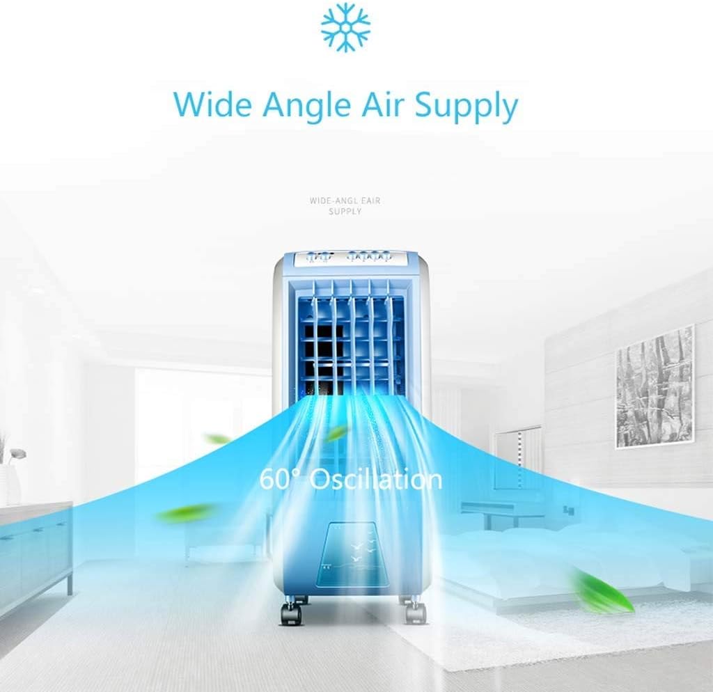 Air Cooler for Home Office Portable Air Conditioner Fan, Silent Electric Fan Air-cooled Mobile Water-cooled Humidifier Small Air Conditioner For Home Or Office