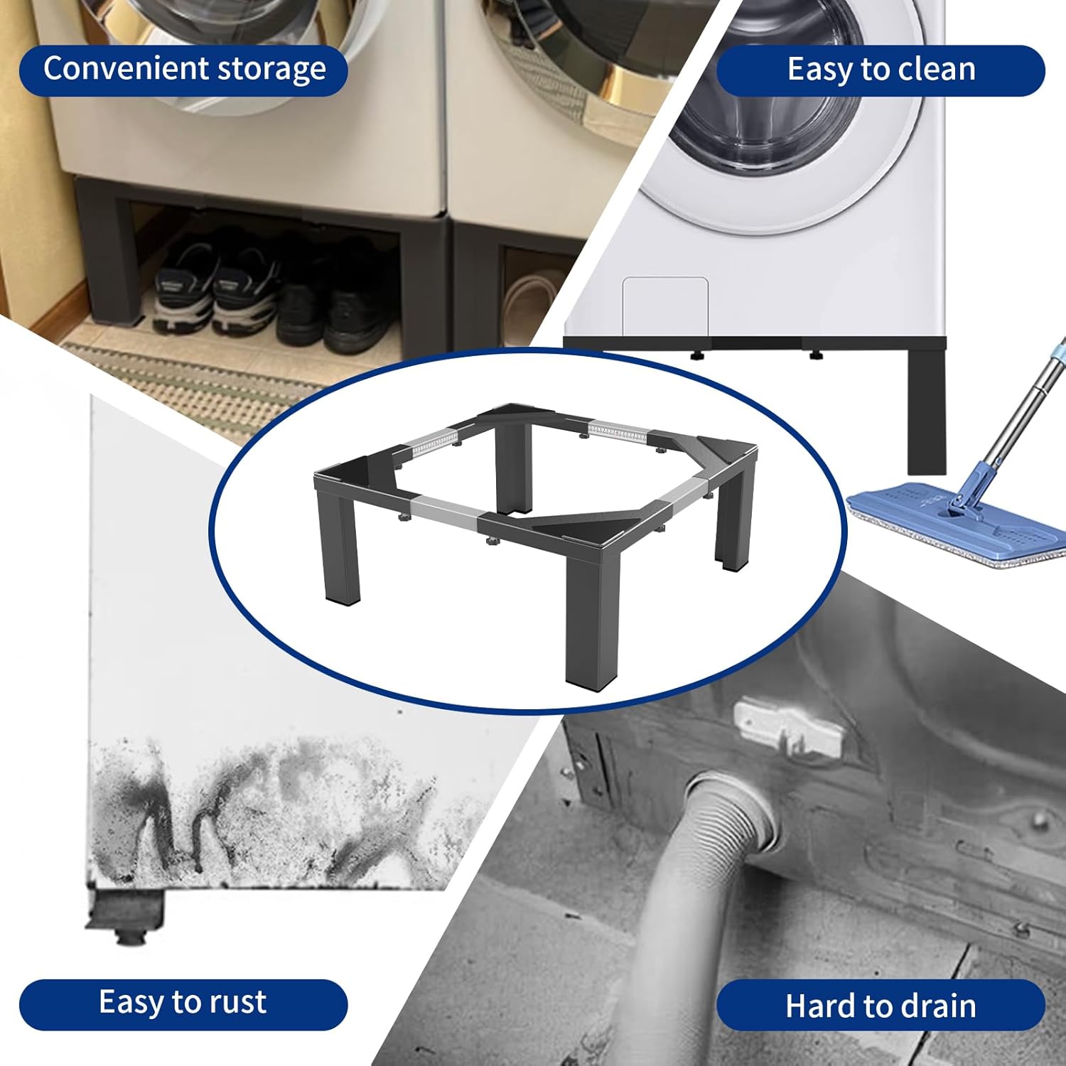 Heavy-Duty All Steel Laundry Pedestal 12