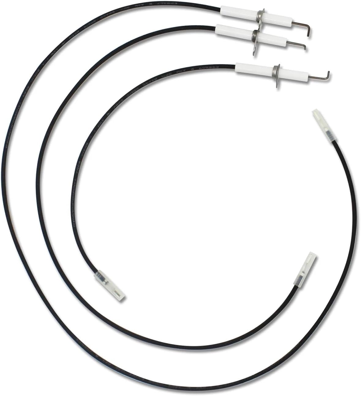 Electrode Spark Plug Igniter Ceramic Ignition Needle Rod Assembly Kit for Gas Grill Water Heater Fire Pit Boiler 3 PCS/Pack Lucky