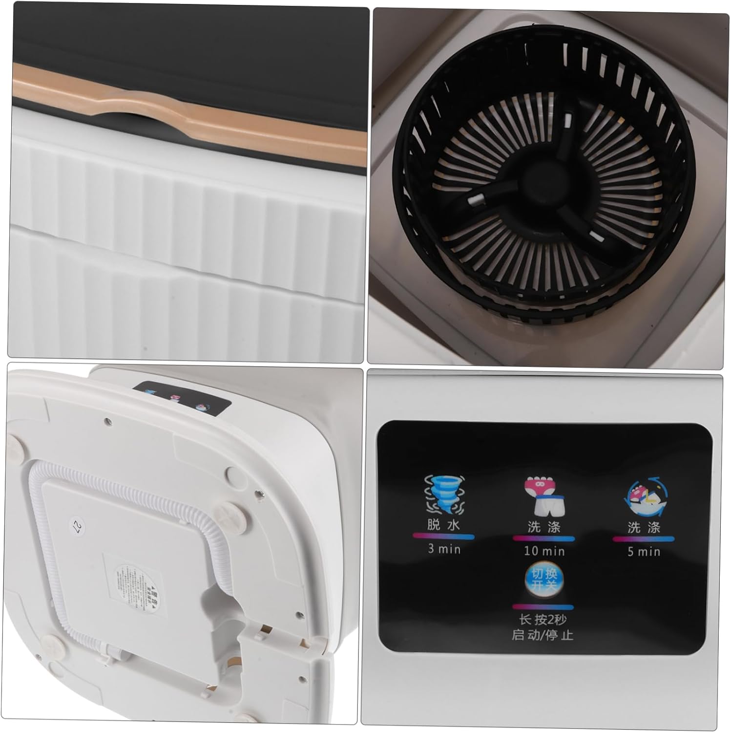 Mini Washing Machine Portable Washer for Clothes Socks Underwear Design Cleaning Modes for Home Hotel Camping Rv