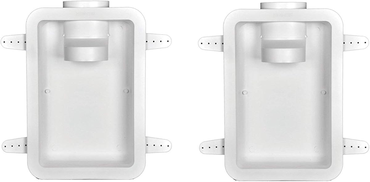 Dundas Jafine DRB4XZW Recessed Dryer Vent Box, 4