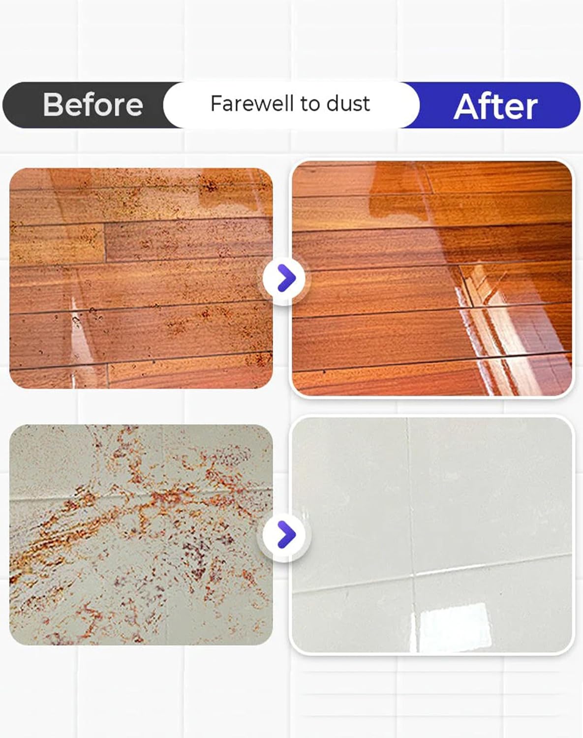 Wet and Dry Vacuum Cleaner, 3-in-1 Wireless Smart Vacuum Cleaner With Spray Function,Self-cleaning Mop Vacuum,Lightweight Cordless Floor Cleaner for Hard Floors Pet Hair Food Scraps (Gray + Bucket)