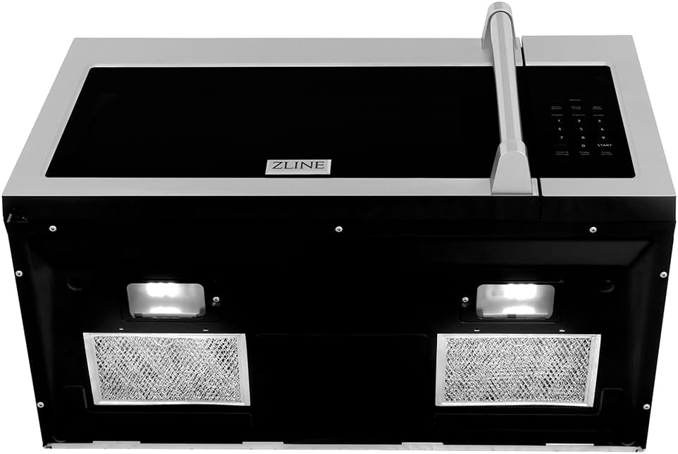 ZLINE Over the Range Convection Microwave Oven in Stainless Steel with Traditional Handle and Sensor Cooking