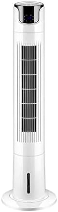 Portable Air Conditioner Fan Space Air Coolers Remote Control Portable Air Conditioner Single Cool LED Display Ultra- Quiet Tower Fan Living Room House Rooms Office White