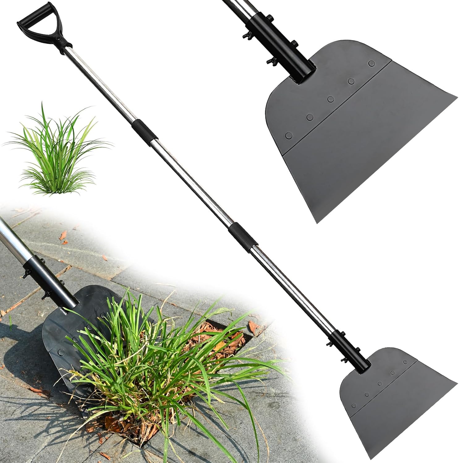 Snow Removal,Multifunctional Cleaning Shovel Heavy Duty Steel Flat Shovel with 56