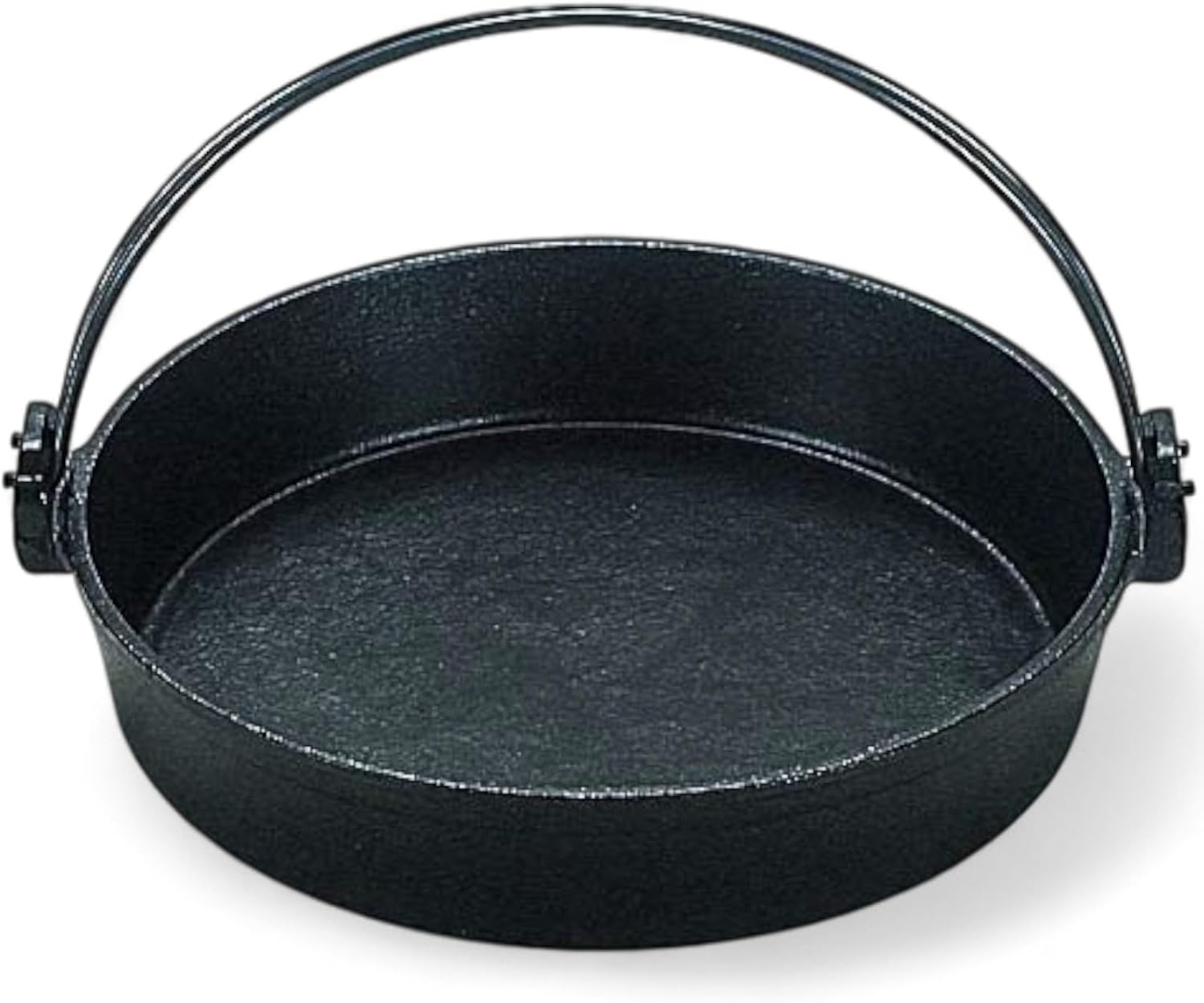 J-kitchens IH Compatible Classic Sukiyaki Pot, 11.0 inches (28 cm), Pot with Vine, 11.0 x 11.0 x 2.4 inches (28 x 28 x 6 cm), Iron, Made in Japan