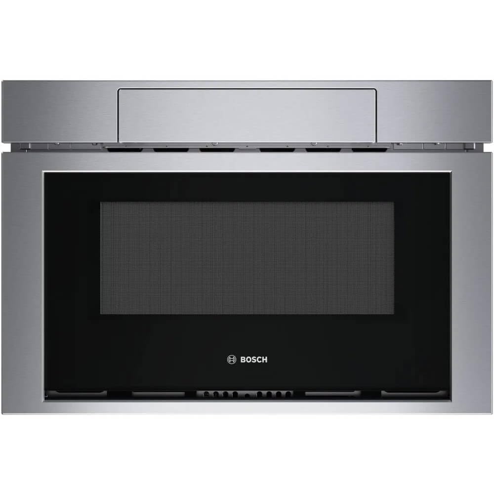 Bosch 800 Series 24 in. 1.2 cu. ft. Built-in Microwave Drawer in Stainless Steel HMD8454UC