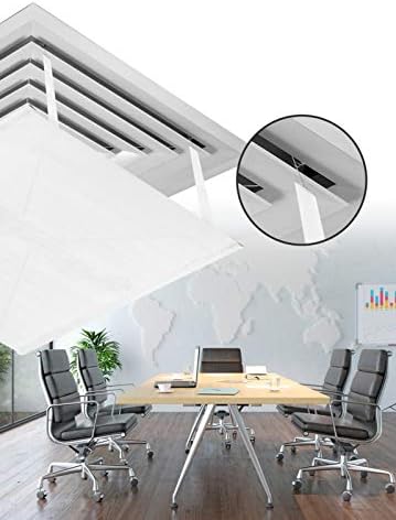 Air conditioner windshield Prevent Direct Blowing Central Air Conditioning Air, Square Air Conditioning Deflector,Outlet Ventilation Deflector, Waterproof Oxford Cloth Windshield