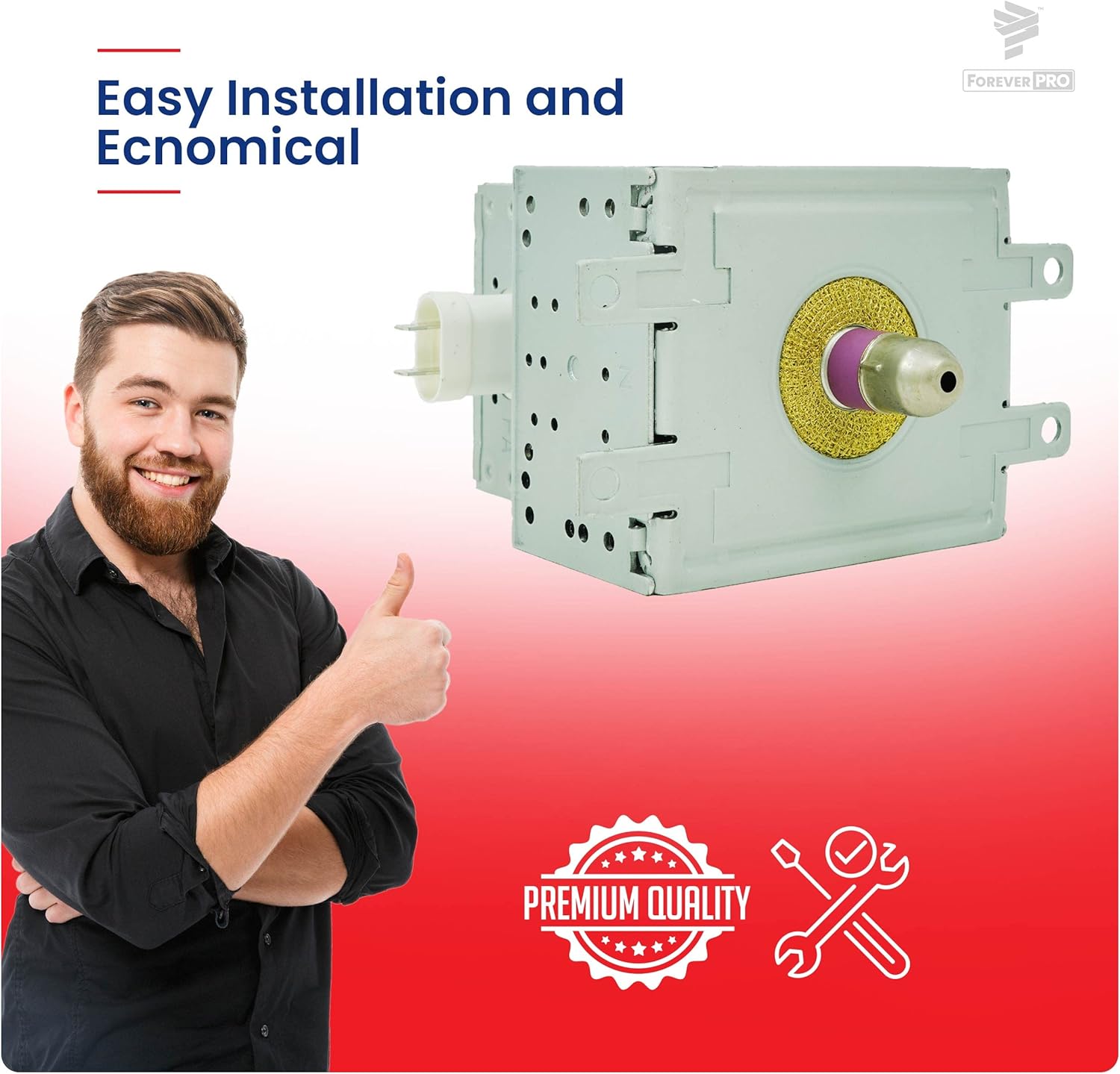 ForeverPRO OM75P-31 ESGN Magnetron for Samsung Whirlpool GE Microwave WB27X10516 W10126794 05200163 14200684 14201717