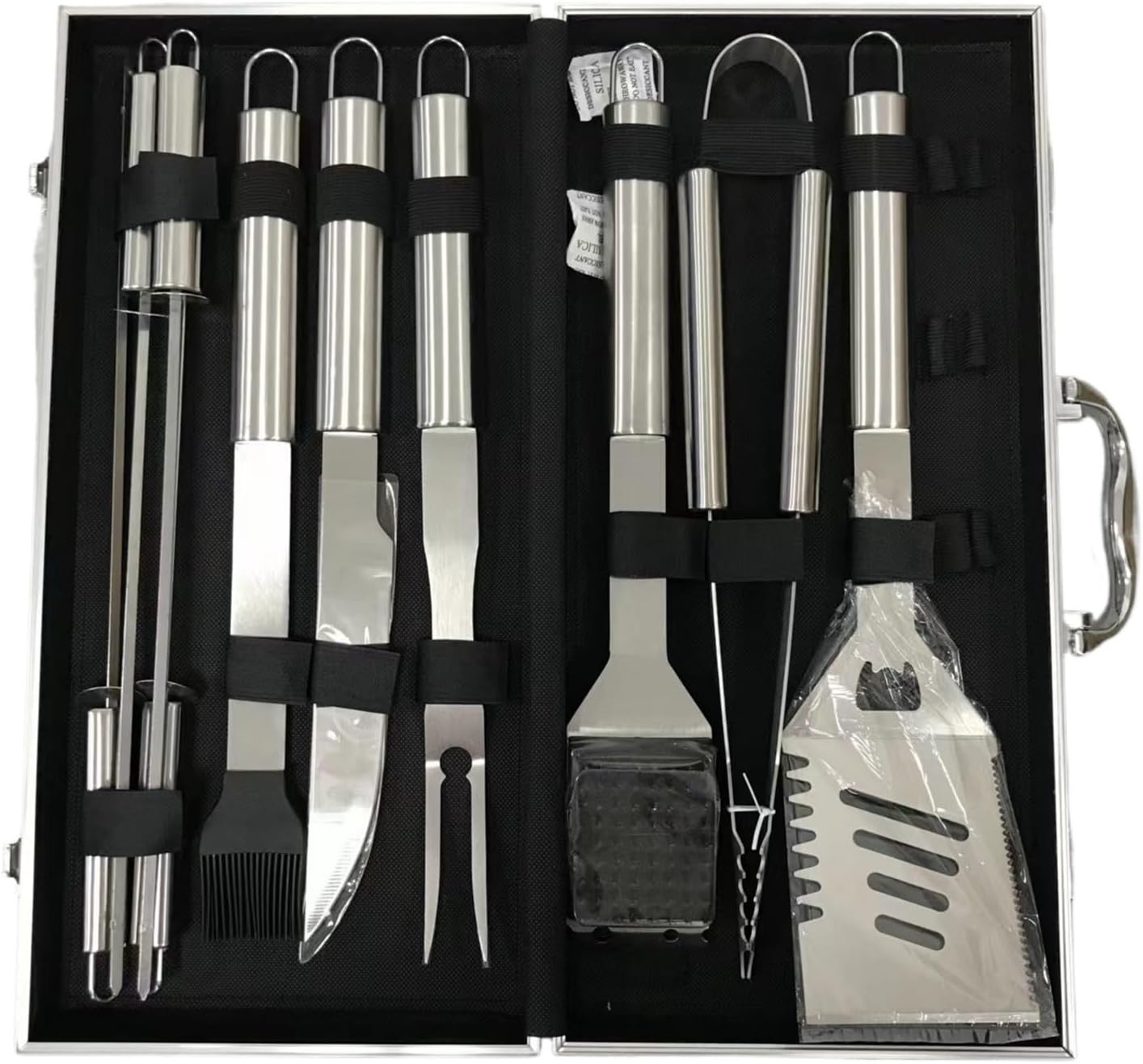 Stainless Steel Grill Tool Set(10-Piece Set)