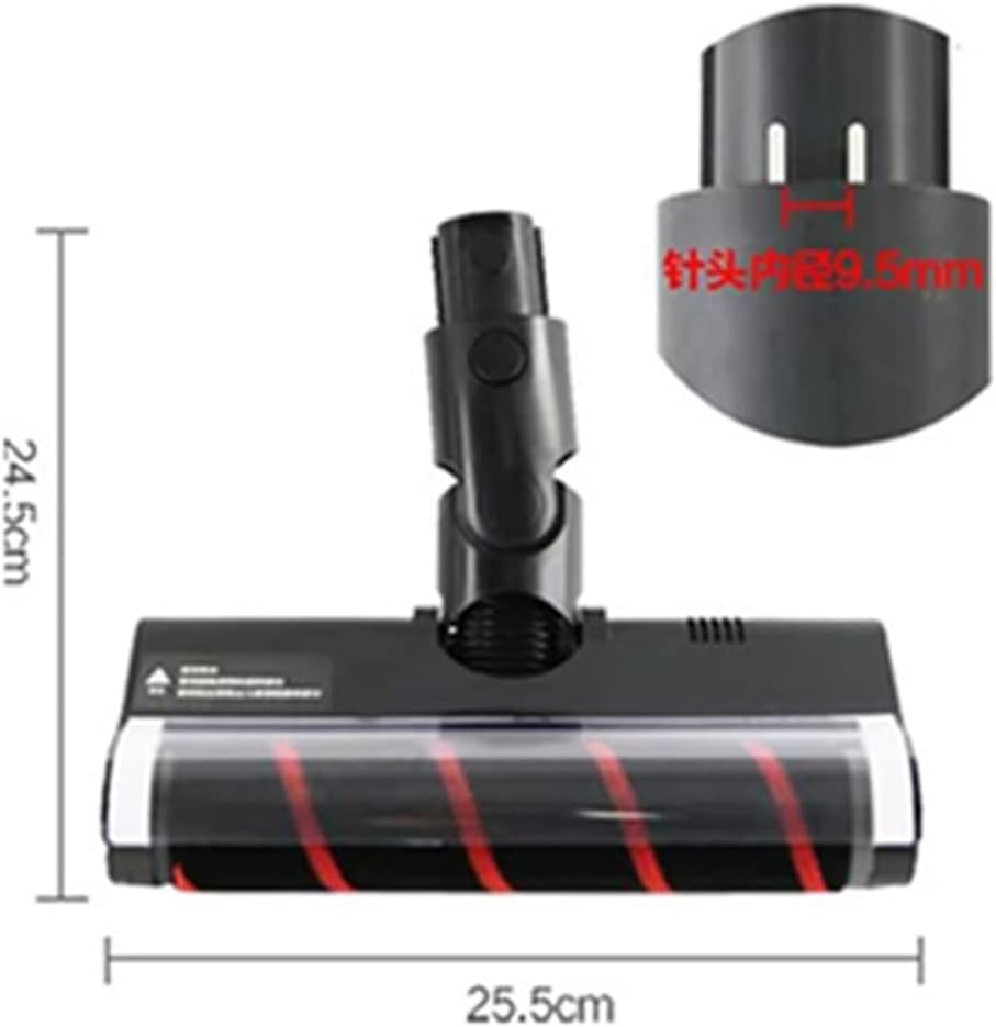 Vacuum Cleaner Accessories Handheld Cordless Vacuum Cleaner, Floor Brush Assembly. Compatible for Dreame T30 T20 V11 V12 (Color : 1PCS-01)
