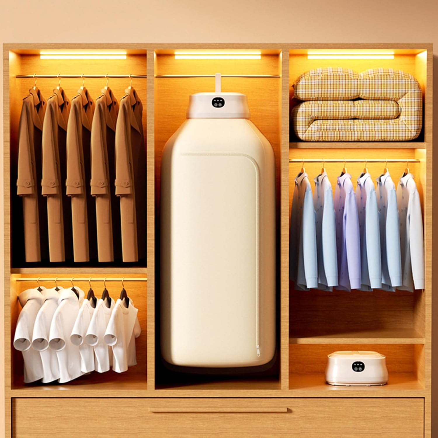 Portable Clothes Dryer,Mini Compact Laundry Dryer With Three Timer Function 10 Minute Quick Drying,Foldable With Timer Suitable For Apartments, Rv Travel, Dormitories, And Hotels