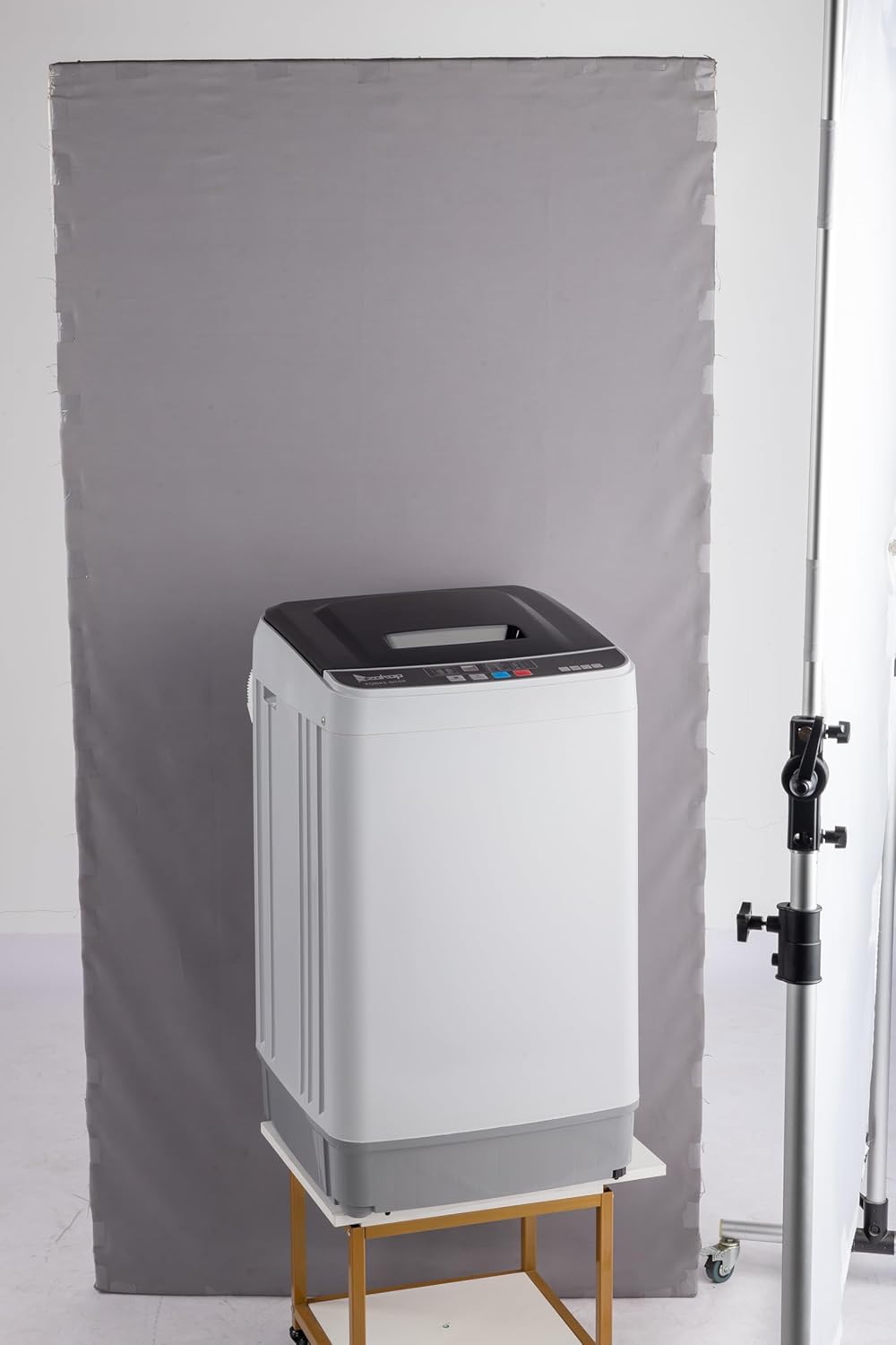 Full Automatic Washing Machine,17.6Lbs Top Load Portable Washer with Drain Pump, 10 Wash Programs 8 Water 2 in 1 Washer and Dryer for Apartments, RV, Camping