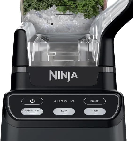 Ninja Professional Blender with Auto-iQ, 72oz Total Crushing Pitcher, 1400W Countertop Smoothie Maker CO750B (Renewed)
