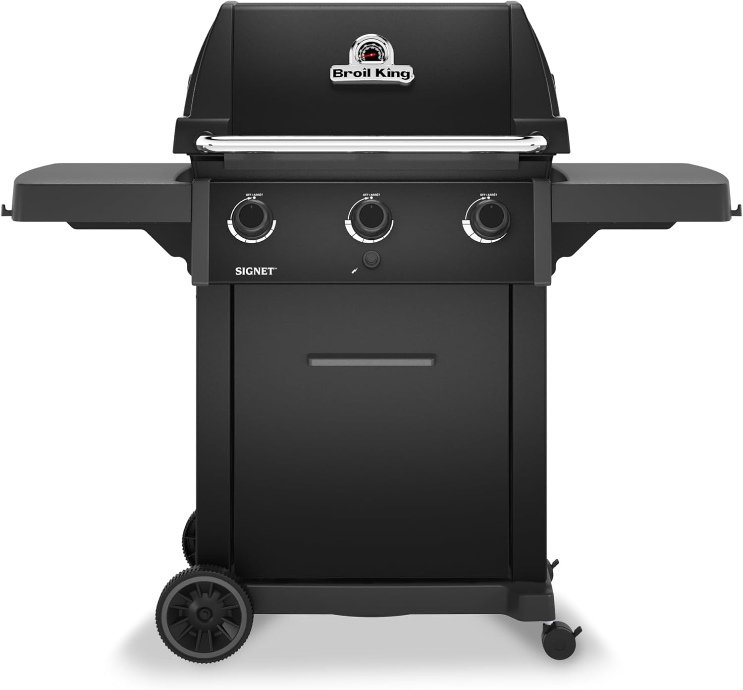 Broil King 844157 Signet 320 Shadow 3-Burner Natural Gas Grill in Black