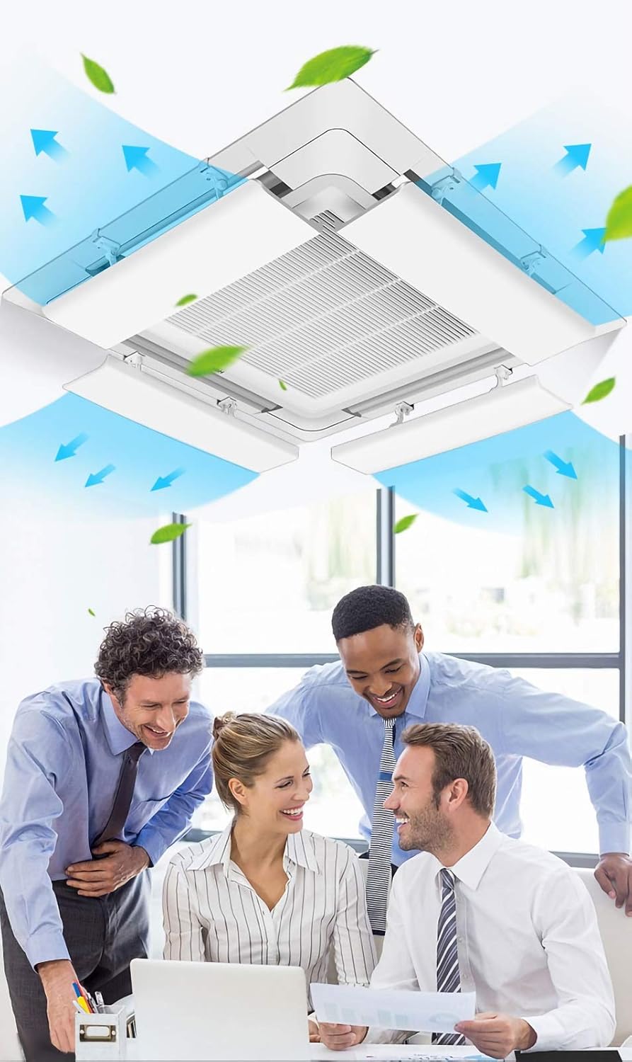 Air conditioner windshield Wall-mounted Air Conditioner Wind Deflector, Household Air Conditioner Wind Direction Deflector, Anti-straight Wind Deflector, Adjustable Wind Deflector