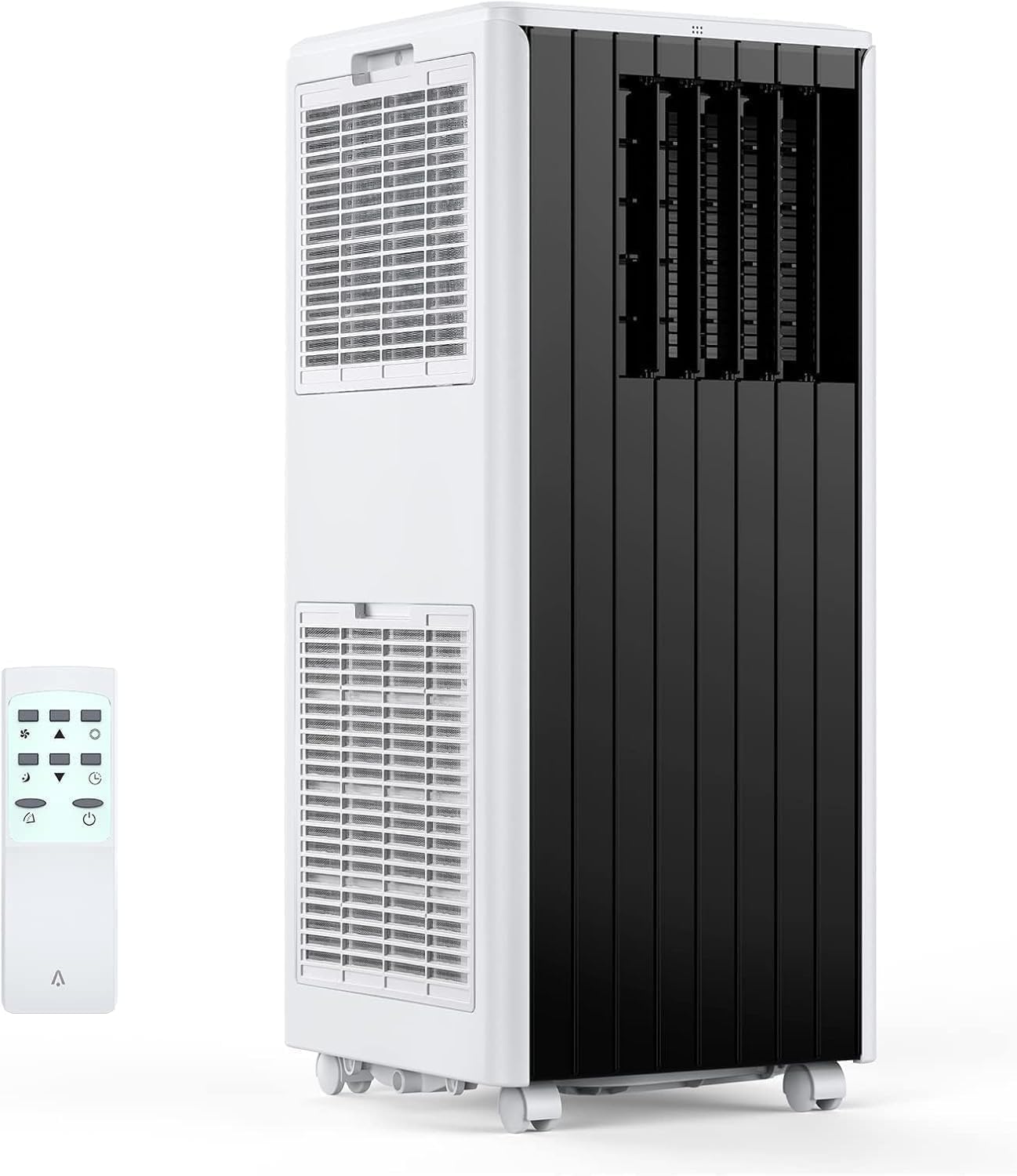 8000 BTU Portable Air Conditioner Cools Up to 350 Sq.Ft, 3-in-1 Fast Cooling Unit with Dehumidifier & Fan mode, Sleep Mode & Remote Control, 24H Timer