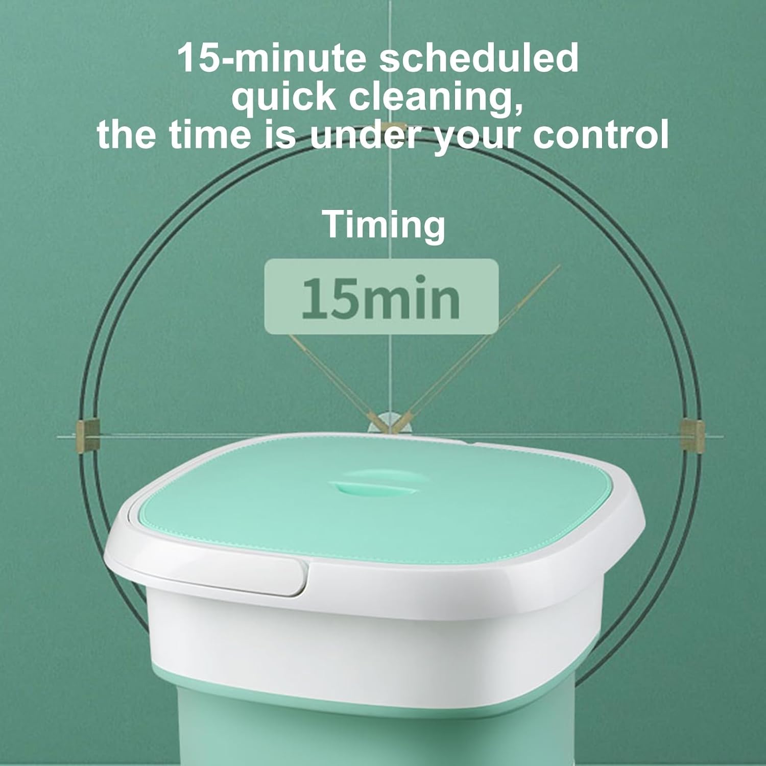 Portable Small Foldable Mini Washing Machine, Suitable for Cleaning Underwear, Baby Clothes or Small Items, Suitable, Apartments, Dormitories, Camping (11.5 Liters) (Color : Rojo)