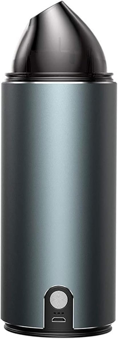 Portable Cordless Car Vacuum, Wet/Dry Handheld Auto Vacuum Cleaner with 5300pa Strong Suction, USB Rechargeable Mini Car Cleaning for Home Office Cleaning (Color : Gray)