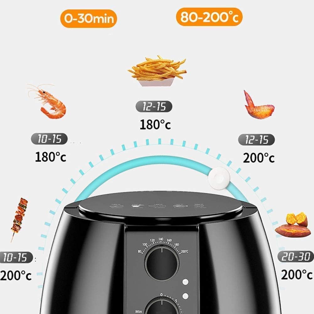 oven mini oven air fryer oven Small Air Fryer, Air Fryer, 4.5L, 1350-Watt Electric Hot Air Fryer Oven Oilless Cooker with Deluxe Temperature Knob Control, Nonstick Basket, Non-Stick Coating Is Easy