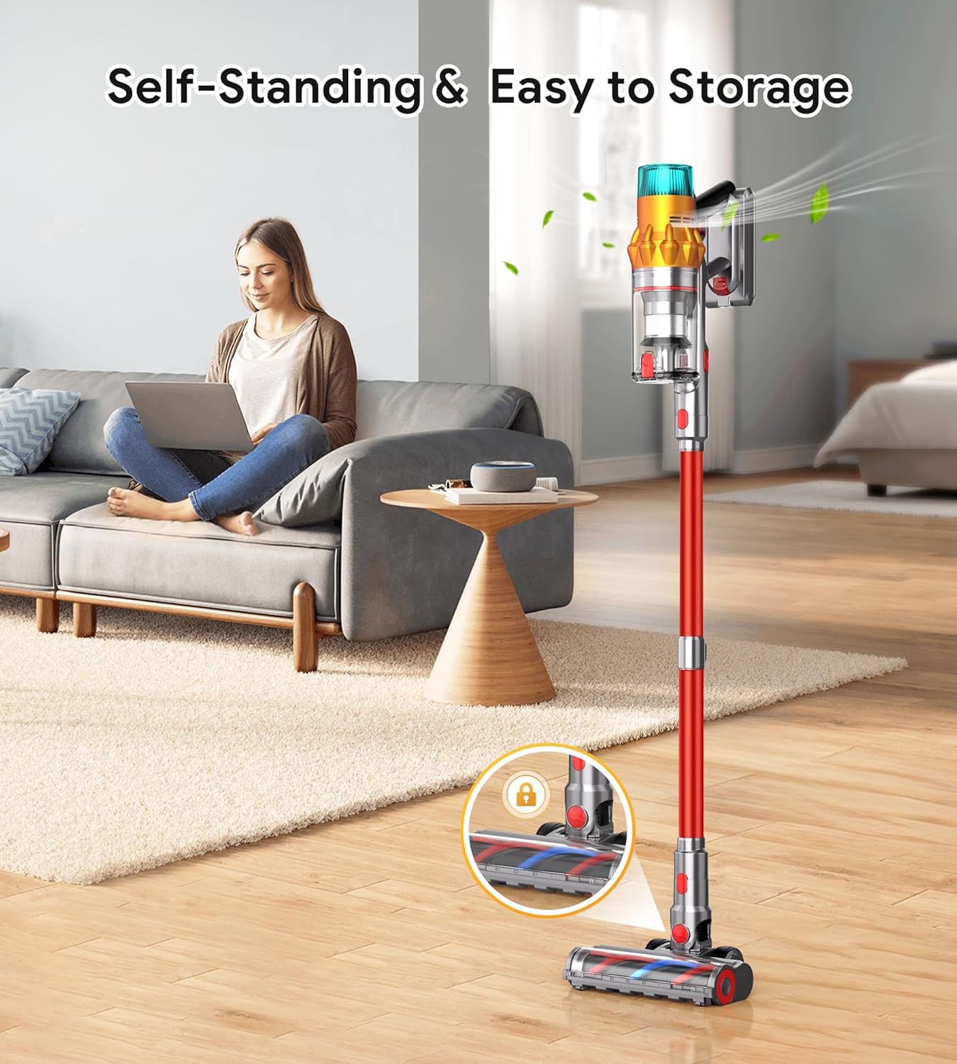 Cordless Vacuum Cleaner and Electric Floor Brush Replacement