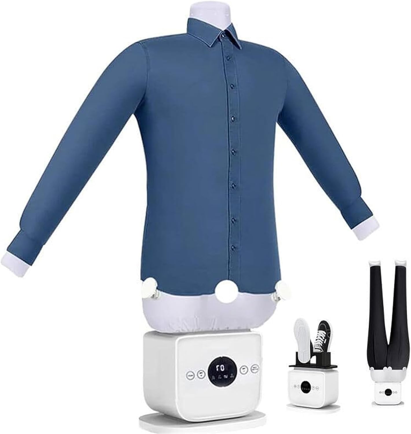 Automatic Ironing Machine, Portable Steam, Iron 8 Minutes Quick Ironed Dry, Gentle Airflow Technology for Shirts/Shoes/Pants