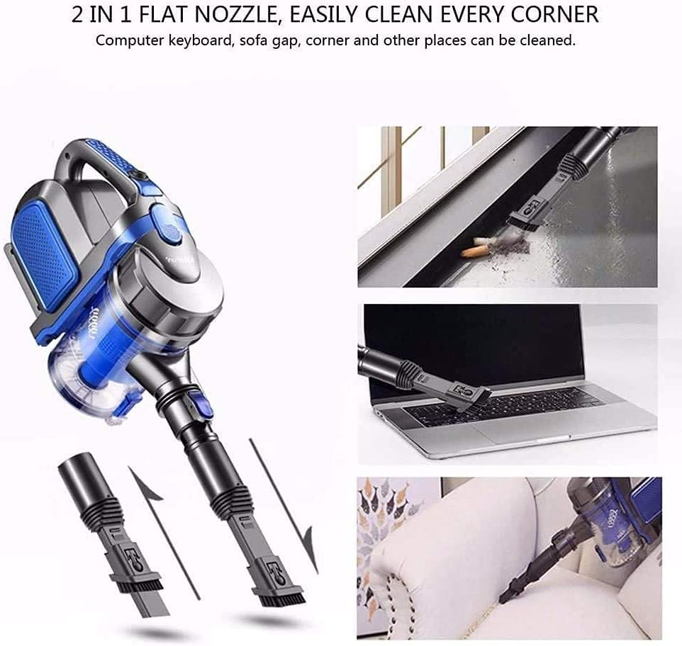 Corded Vacuum Cleaner, Stick Vacuum Cleaner, Powerful Suction, Lightweight Handheld Vacuum, Very Suitable for Hardwood Floor Pet Hair Carpet, 110V-220V