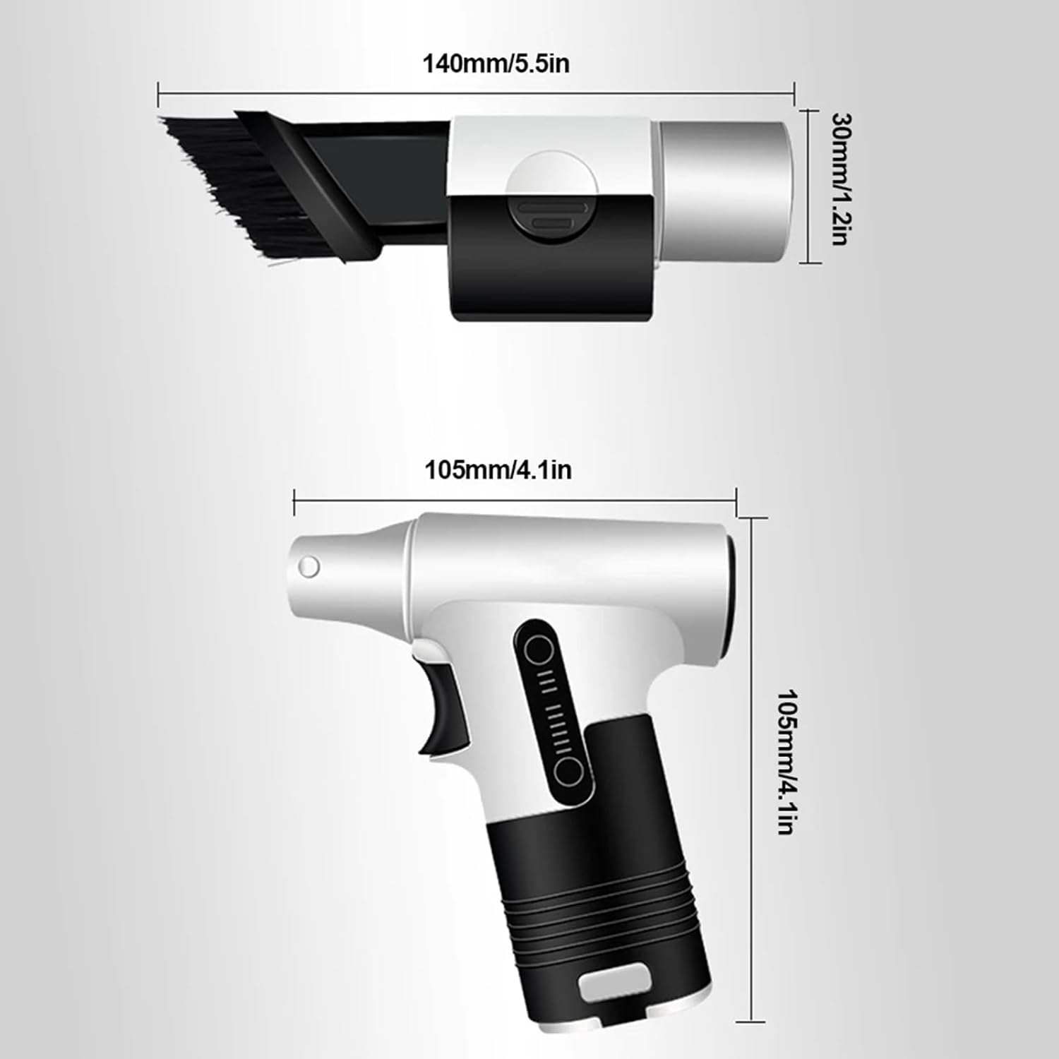 Efficient Dust Cleanings Tool Blowers Electric Fan Plastic Electric Air Duster Plastic for Clean, Mixed Sizes, Yellow
