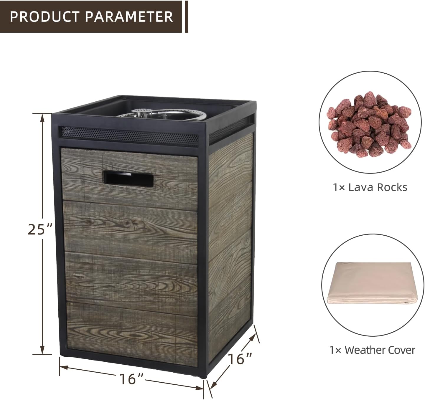 Afterglow Terrafab Grey Panels with Steel Frame 16