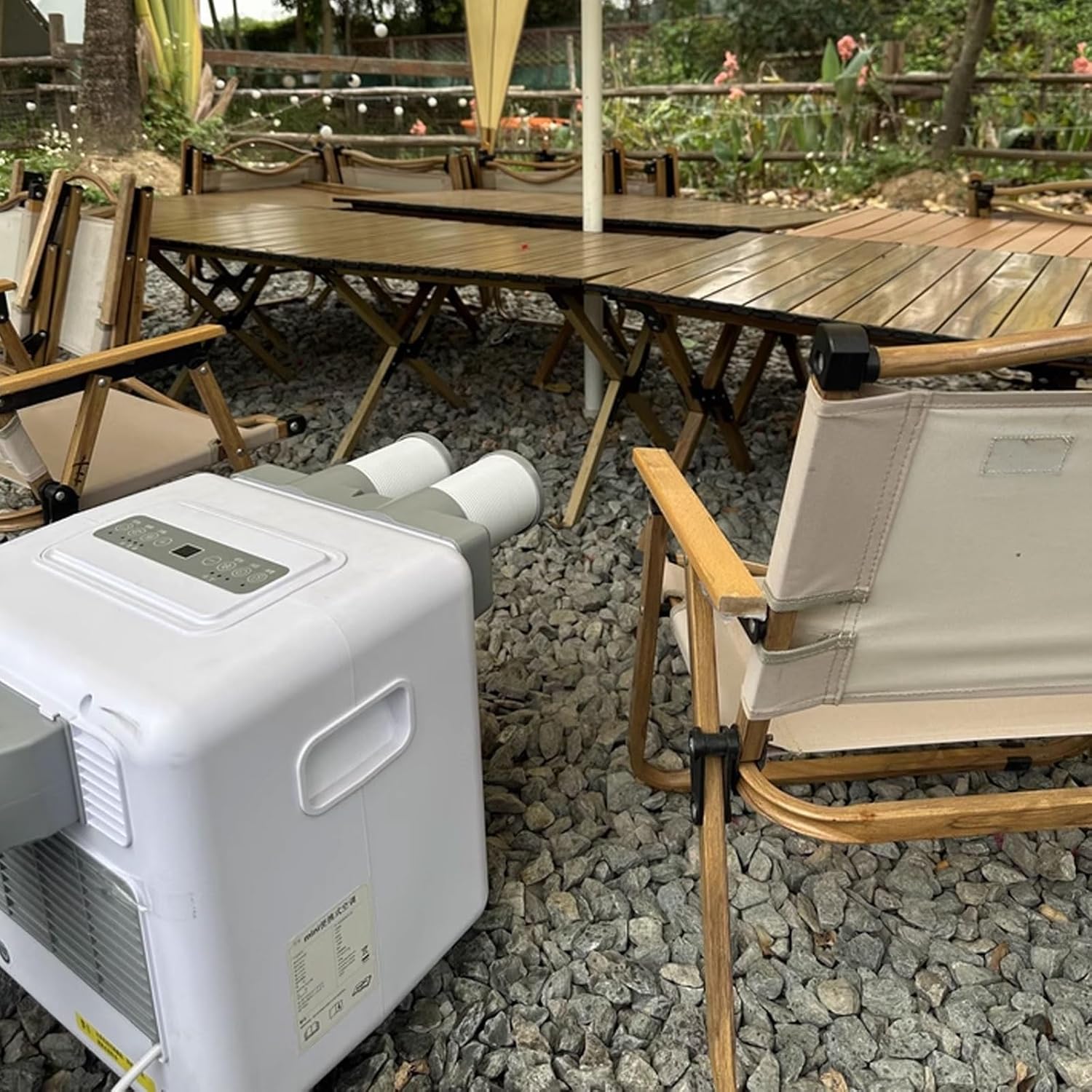 Portable Air Conditioners No Windows Needed Camping Ac with Keypad and Remote Control 3 Wind Speeds 12H Appointment Timer Small Tower Fan for Home Office