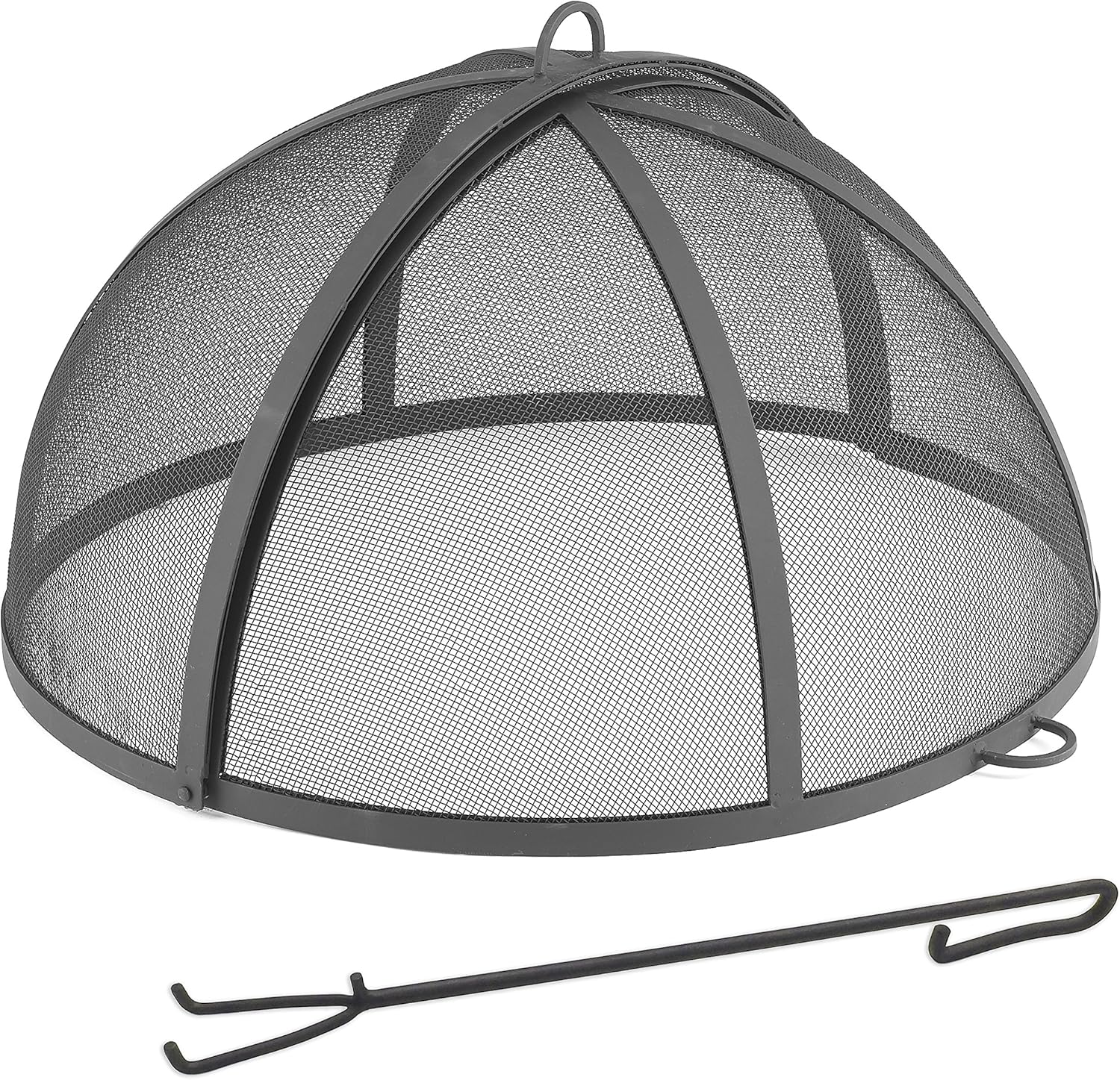 Good Directions 774 Heavy Duty Pit Spark Fire Screen Hinged for Easy Access, 24 Inch