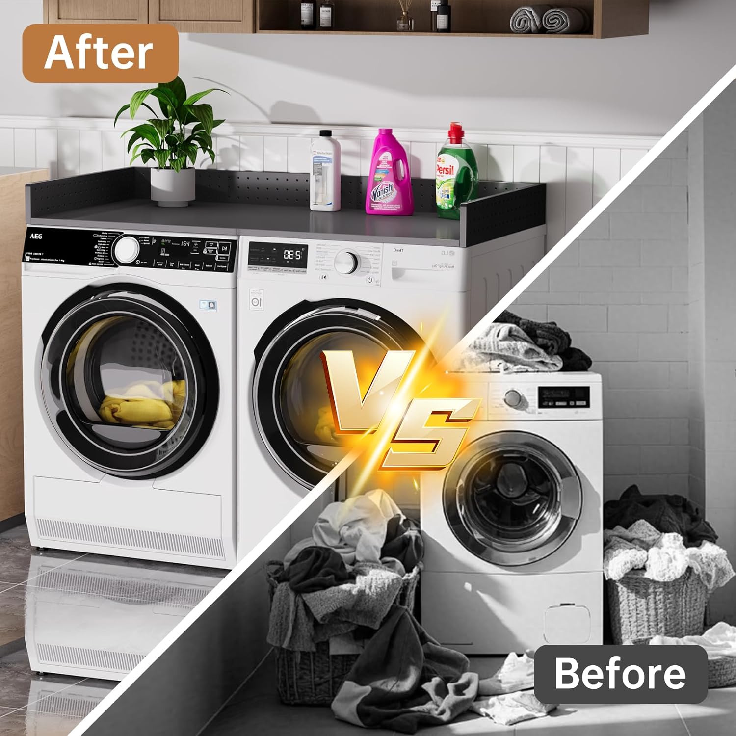 Washer Dryer Countertop, 57.1