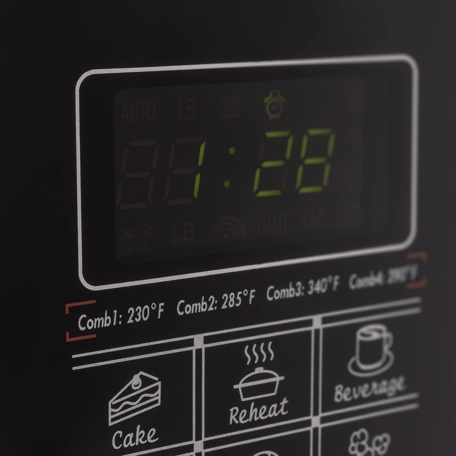 RecPro RV Convection Microwave Stainless Steel 1.1 cu. ft | 120V | Microwave | Appliances | Direct Replacement for Greystone