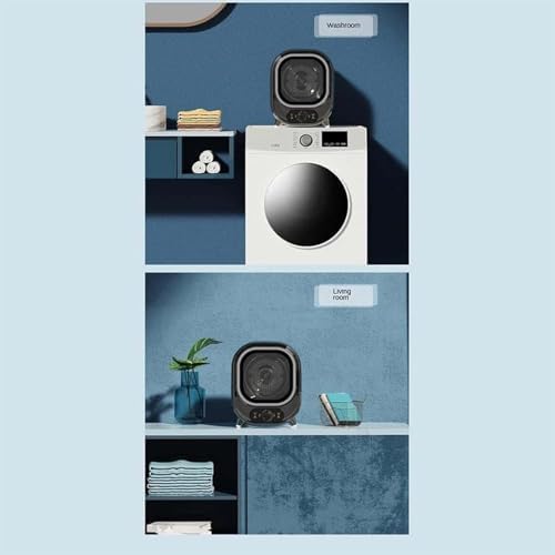 5kg Portable Tumble Dryer - Compact Wall-Mountable Vented Spin Dryer, 0.8kg Load Capacity, Stylish Blue Design - Perfect for Small Spaces & Countertop Use