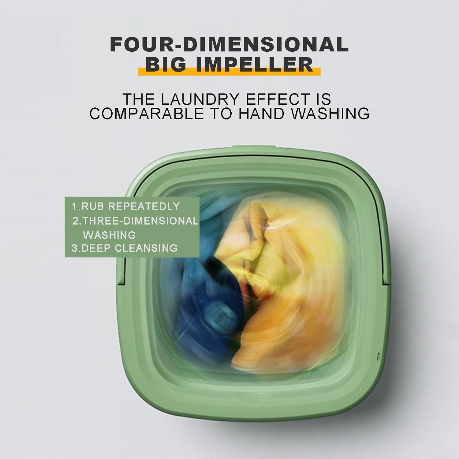 Portable Folding Washing Machine with Drain Basket, 11L Capacity can be Used for Home, Travel, Apartment, Camping, RV, Cleaning Baby Clothes, Underwear, Socks (Color : Pink)