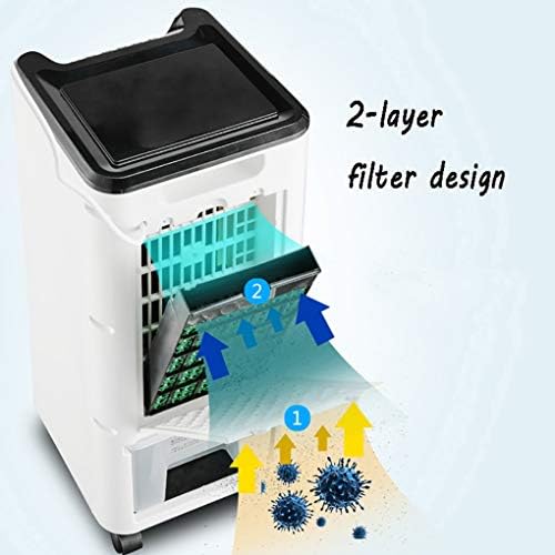 Portable Air Conditioner Fan Portable Cooling Fan Single Cold Type With Remote Control Electric Fan Home Small ertical Air Cooler Dormitory Silent Cooling Air Conditioning Fan