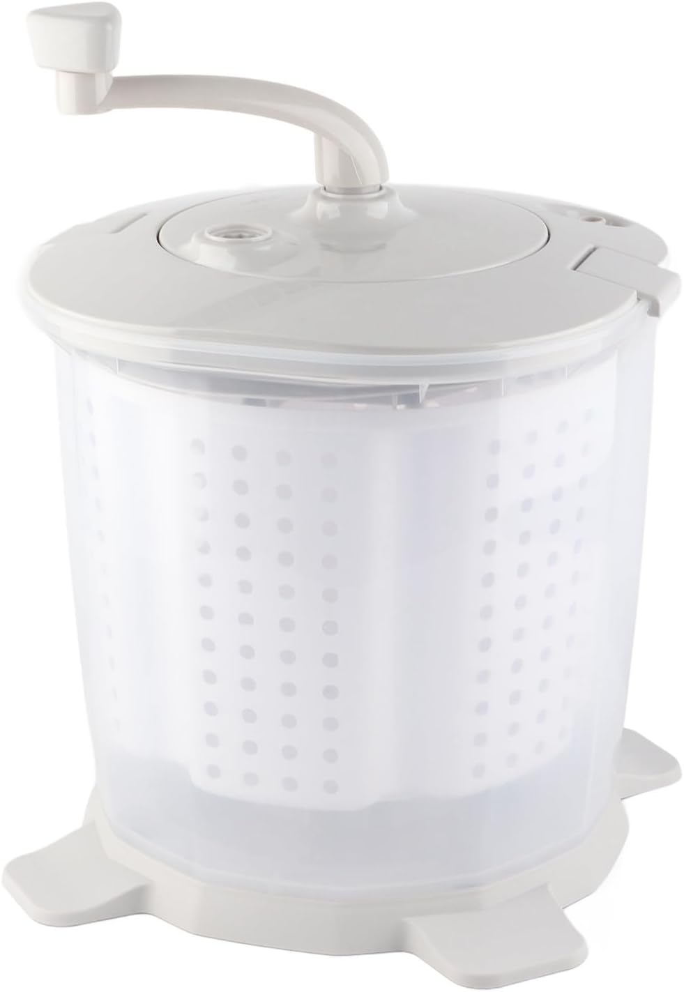 Restokki Mini Portable Manual Operation Washing Machine Underwear Laundry Washer for Home Dormitory Gray