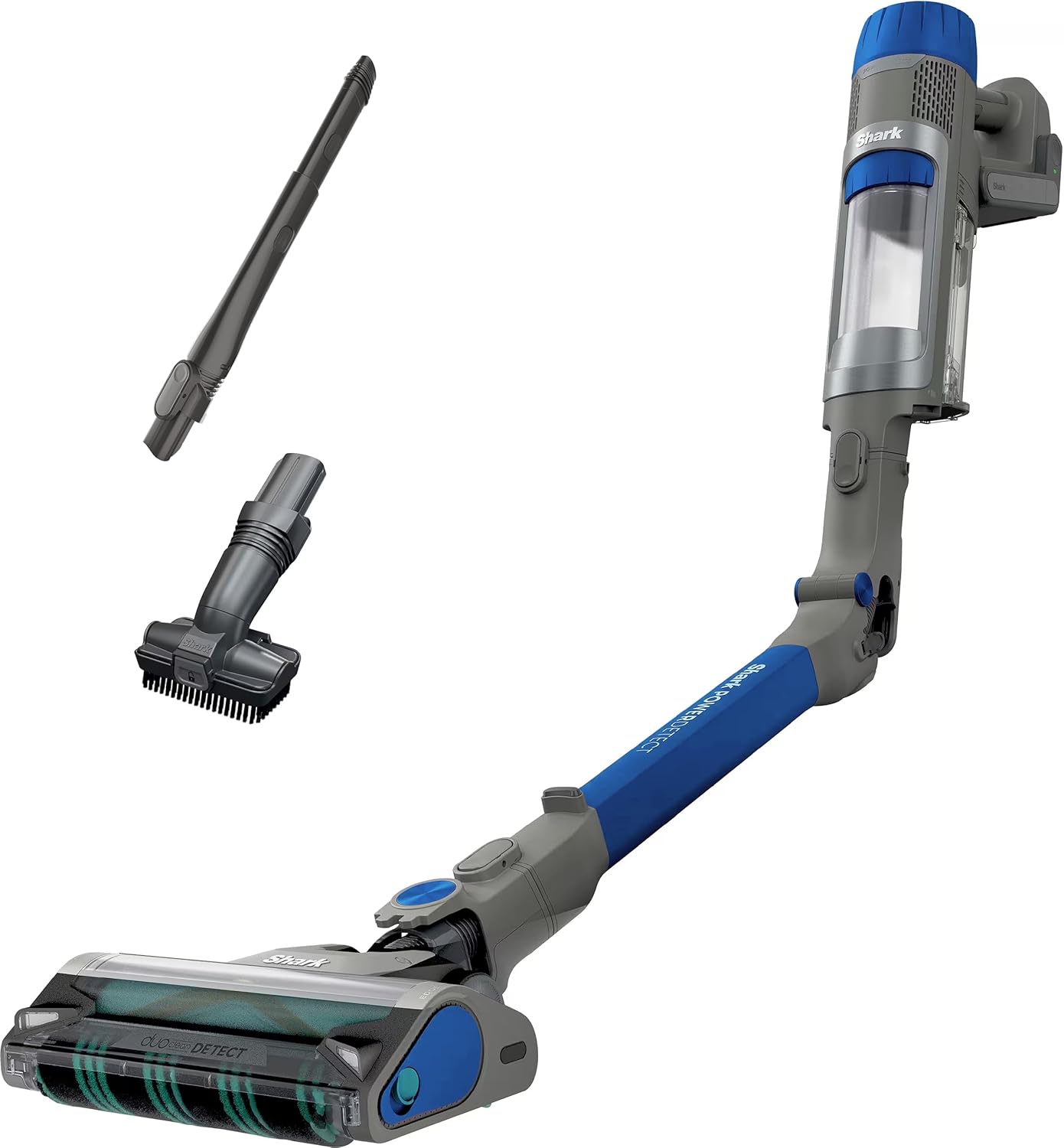 Shark IP1251 PowerDetect Cordless Stick Vacuum, HEPA Filtration, 70-Minute Runtime, Carpet & Hard Floor, Portable, XL Dust Cup, Perfect for Pet Hair, Navy (Renewed)