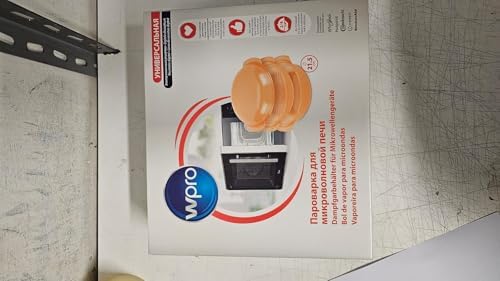 Wpro STM006 C00332003 Universal Steamer for Microwave-Orange