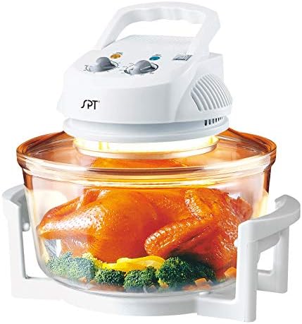SPT SO-2004A: Super Turbo Oven with Extender Ring, white, 12 liters