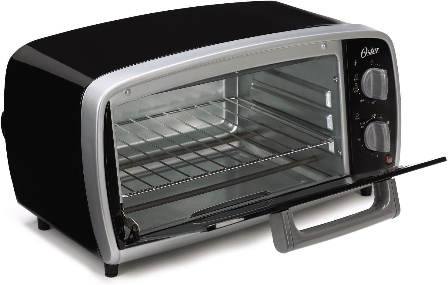 Oster Toaster Oven, 4 Slice, Black (TSSTTVVG01)